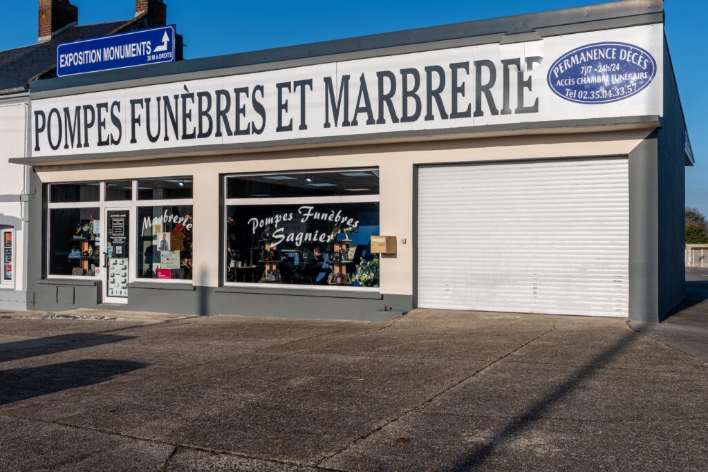 pompes funebre marbrerie sagnier